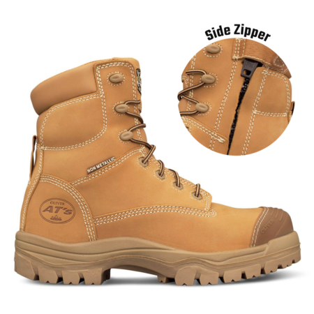 Oliver AT 45-632Z 150mm Wheat Zip Sided Boot